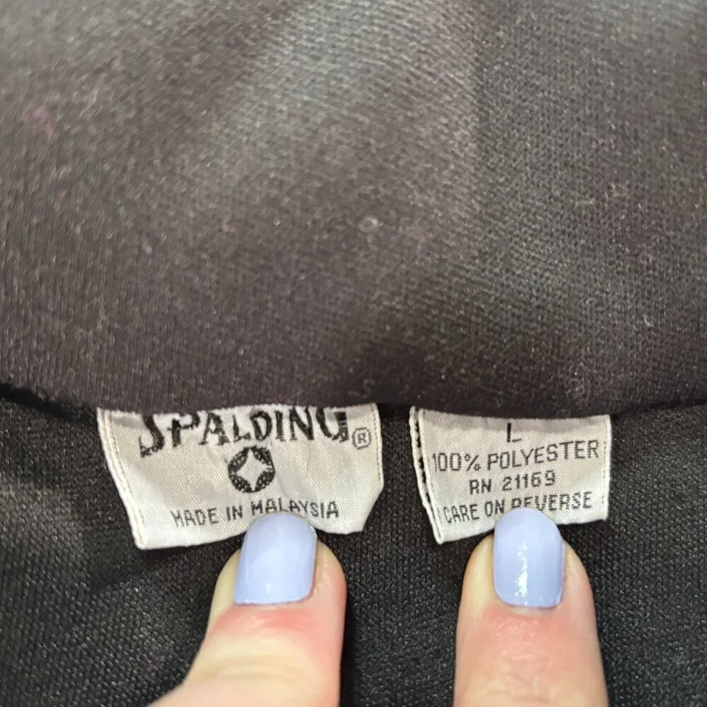 Vintage Spaulding Track Tennis Jacket Unisex Large         Lot O
